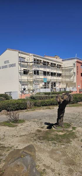 Intervention chantier Hôtel La Grande Conque au Cap d’Agde !
