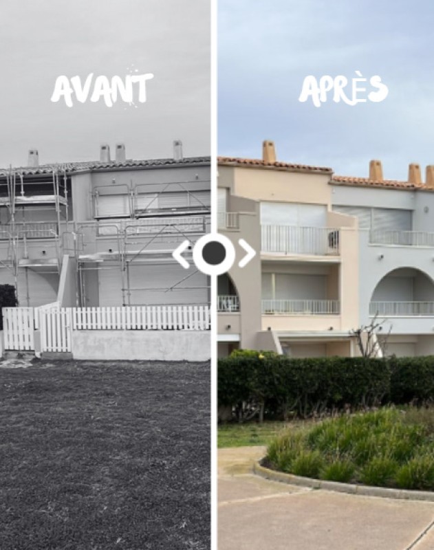 Installation de descentes d’eaux pluviales en aluminium au Cap d’Agde