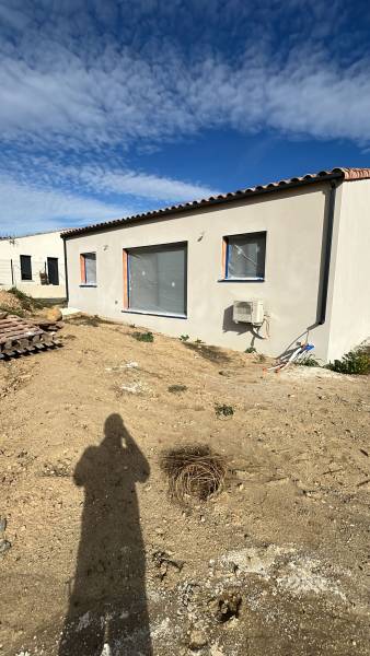 Pose de gouttière G300 Carré ALU sur Bize-Minervois  prêt de Narbonne