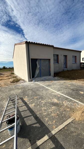 Pose de gouttière G300 Carré ALU sur Bize-Minervois  prêt de Narbonne