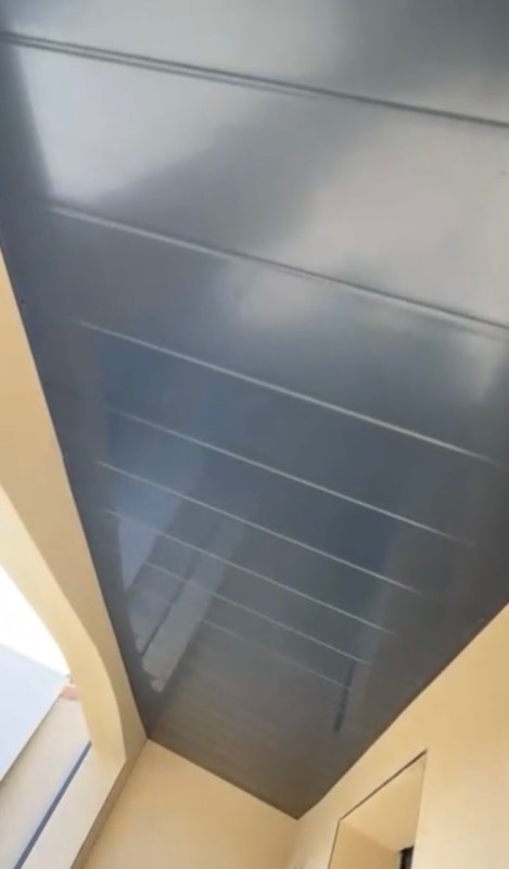 Pose de sous-face PVC MEP sur ossature bois , à Bessan